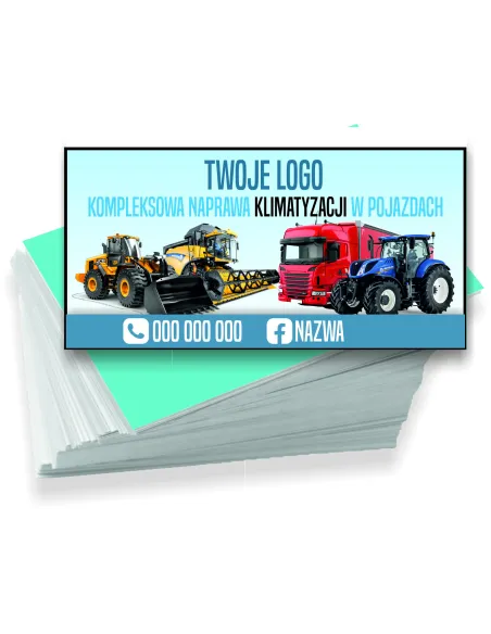 Wizytówki Firmowe Reklamowe 100szt Różne Wzory Kompleksowa