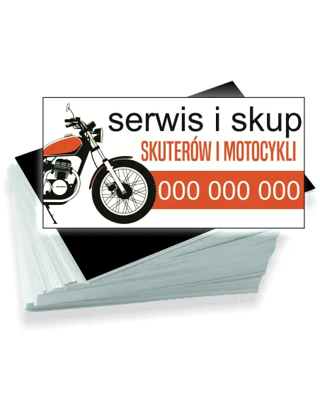 Wizytówki 100szt Firmowe Reklamowe Różne Wzory Serwis