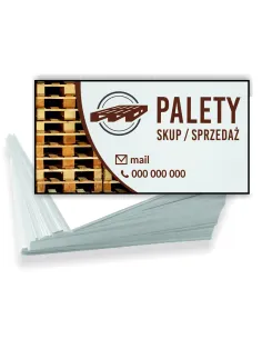 Wizytówki Firmowe Reklamowe 100szt Różne Wzory Palety