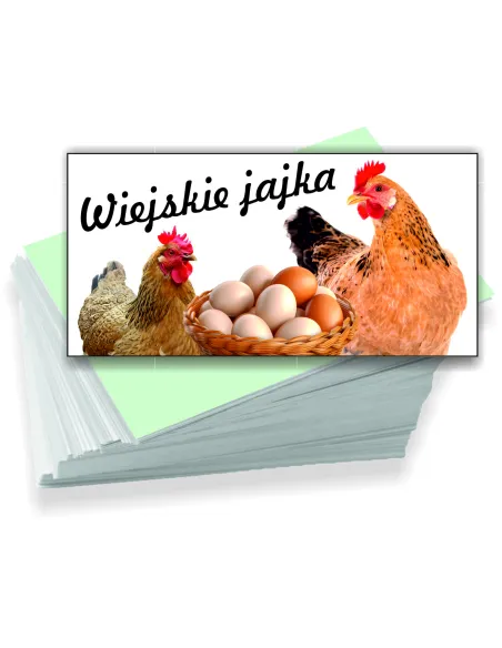 Wizytówki 100szt Firmowe Reklamowe Różne Wzory Wiejskie