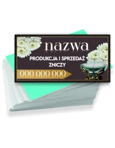 Wizytówki Firmowe Reklamowe 100szt Różne Wzory Produkcja