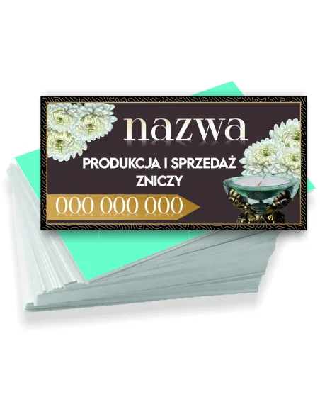 Wizytówki Firmowe Reklamowe 100szt Różne Wzory Produkcja