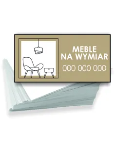 Wizytówki Firmowe Reklamowe 100szt Różne Wzory Meble