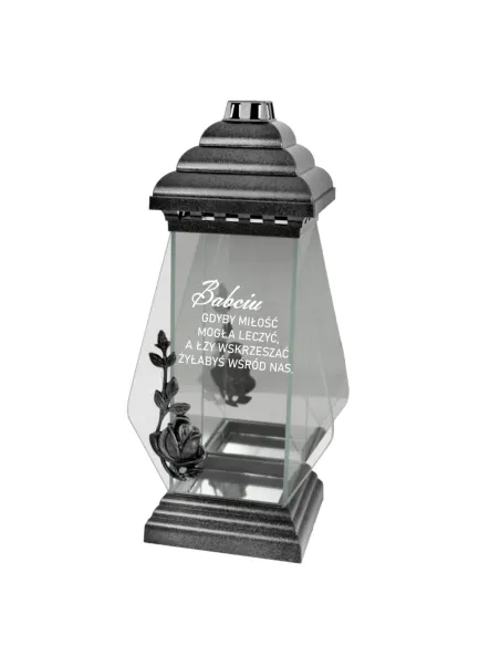 Znicz Kapliczka z Napisem Personalizowany z Grawerem