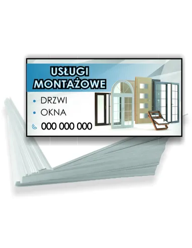 Wizytówki Firmowe Reklamowe 1000szt Różne Wzory Usługi