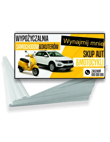 Wizytówki Firmowe Reklamowe 1000szt Różne Wzory dla Firm