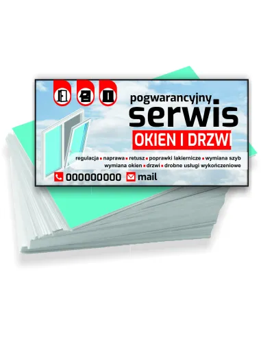 Wizytówki Firmowe Reklamowe 1000szt Różne Wzory Serwis