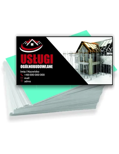 Wizytówki 1000szt Firmowe Reklamowe Różne Wzory Usługi