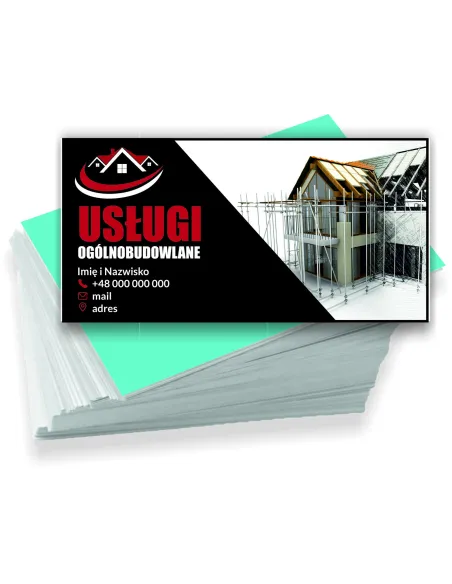 Wizytówki 1000szt Firmowe Reklamowe Różne Wzory Usługi
