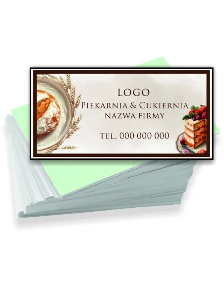 Wizytówki Firmowe Reklamowe 1000szt Różne Wzory Pierkarnia