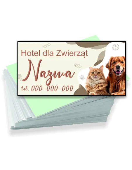 Wizytówki Firmowe Reklamowe 1000szt Różne Wzory Hoteldla