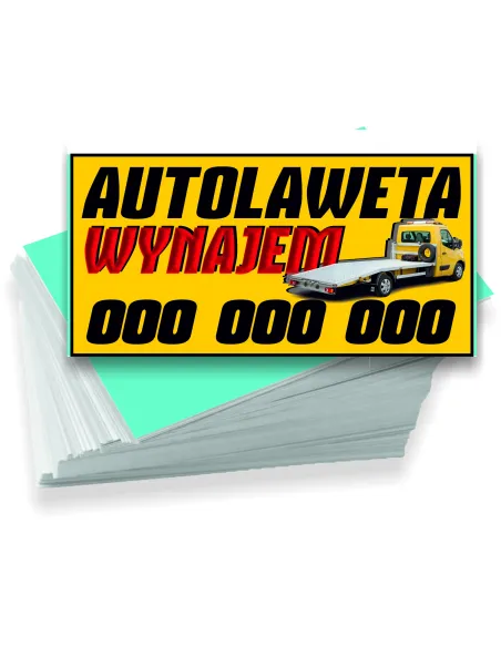 Wizytówki Firmowe Reklamowe 1000szt Różne Wzory Autolaweta