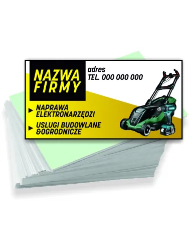 Wizytówki Firmowe Reklamowe 200 szt Różne Wzory Naprawa