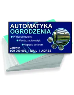 Wizytówki Firmowe Reklamowe 200 szt Różne Wzory Automatyczne