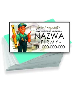 Wizytówki 200 szt Firmowe Reklamowe Różne Wzory Firma