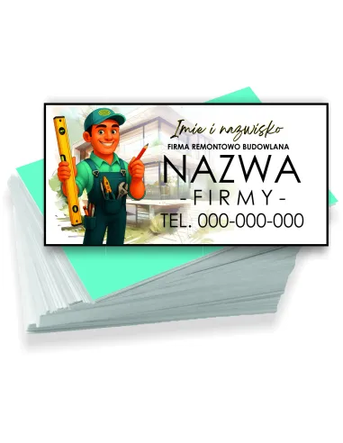 Wizytówki 200 szt Firmowe Reklamowe Różne Wzory Firma