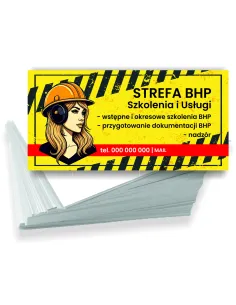 Wizytówki Firmowe Reklamowe 200 szt Różne Wzory Szkolenia