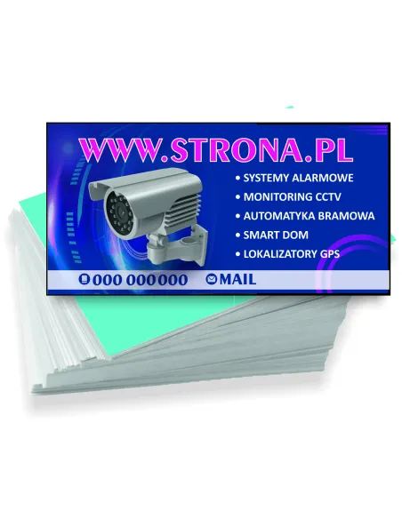 Wizytówki Firmowe Reklamowe 200 szt Różne Wzory Systemy