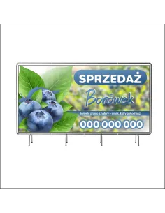 Baner z Nadrukiem Reklamowy 100x50 cm Oczkowany Sprzedaż