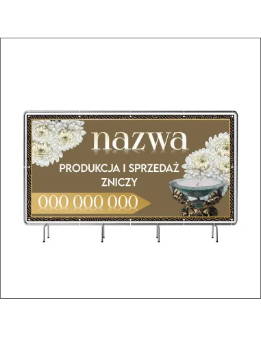 Reklamowy Baner Oczkowany 130x80 cm Produkcja i Sprzedaż