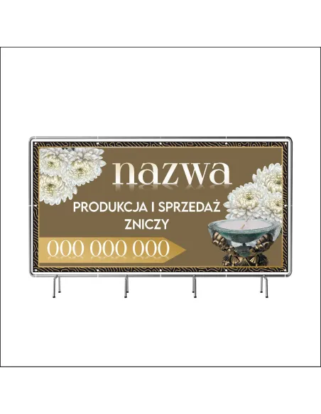 Reklamowy Baner Oczkowany 130x80 cm Produkcja i Sprzedaż