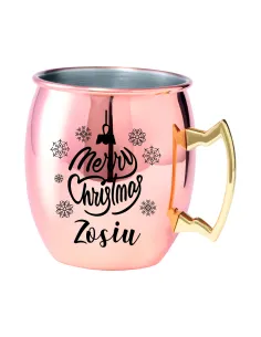 Kubek Uchem Stali Nierdzewnej Grawerem Prezent na Święta