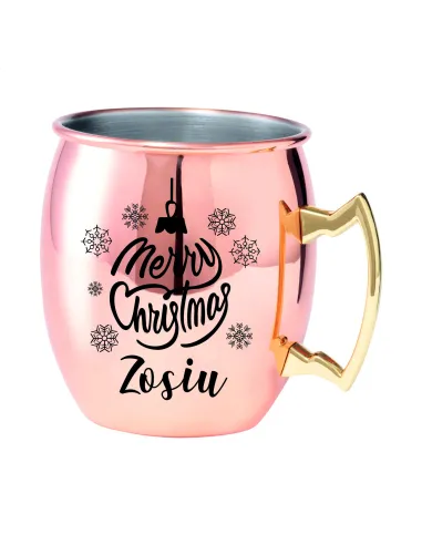 Kubek Uchem Stali Nierdzewnej Grawerem Prezent na Święta