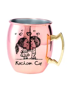 Kubek z Uchem ze Stali Nierdzewnej z Grawerem Prezent