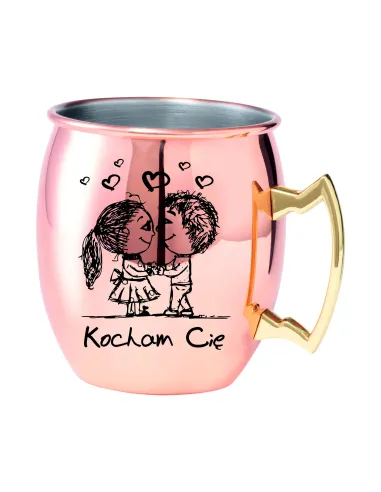 Kubek z Uchem ze Stali Nierdzewnej z Grawerem Prezent