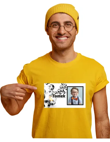 Koszulka Imieniem Zdjęcie Prezent Piłkarza Personalizowany