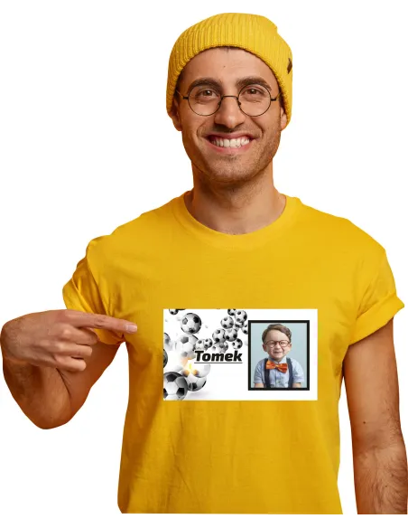 Koszulka Imieniem Zdjęcie Prezent Piłkarza Personalizowany