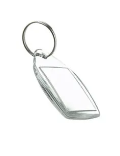 Brelok Kwadrat do Kluczy 1 szt Akryl Komponenty Miejsce