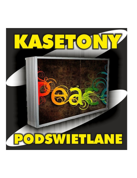 Kaseton Jednostronny z Grafiką 150x50 Reklama Świetlna