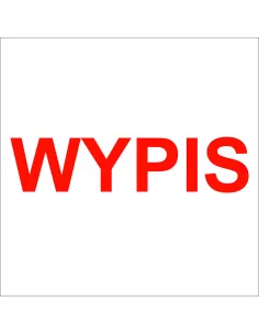 Pieczątka Wypis Tanie Pieczątki Personalizowany na Auto