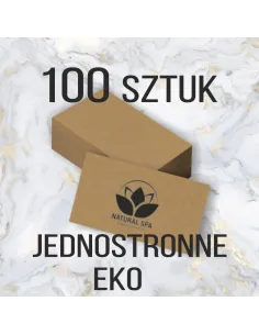 Wizytówki z Nadrukiem 100 szt Eko Papierze Ekologicznym