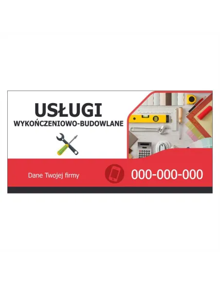 Baner – Usługi Wykończeniowo Budowlane Reklamowy Gotowe
