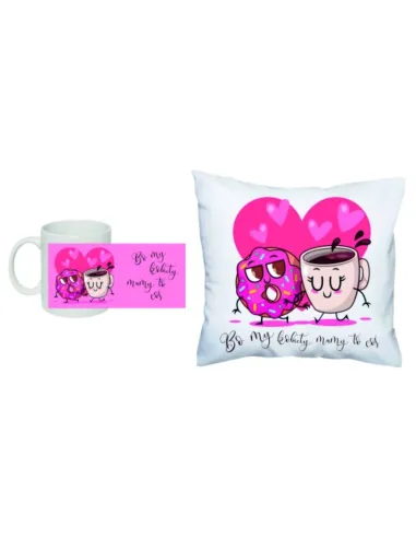 Kubek Poduszka Zestaw 1+1 Nadrukiem Bo My Kobiety Mamy