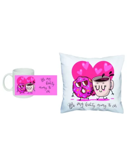 Kubek Poduszka Zestaw 1+1 Nadrukiem Bo My Kobiety Mamy