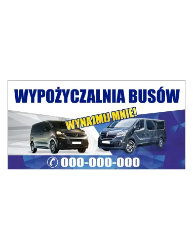 Baner Reklamowy Gotowe Wzory Banerów Wypożyczalnia Busów