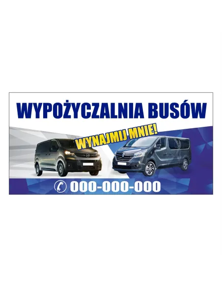 Baner Reklamowy Gotowe Wzory Banerów Wypożyczalnia Busów