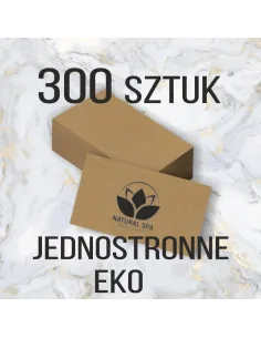 Wizytówki z Nadrukiem 300 szt Eko Papierze Ekologicznym