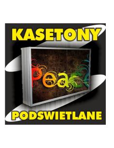 Reklamowy Kaseton Podświetlany LED Dwustronny z Grafiką