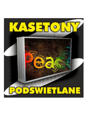 Reklamowy Kaseton Podświetlany LED Dwustronny z Grafiką