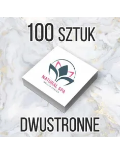 Wizytówki z Nadrukiem 100 szt 2 Strony 48h Szybki Express
