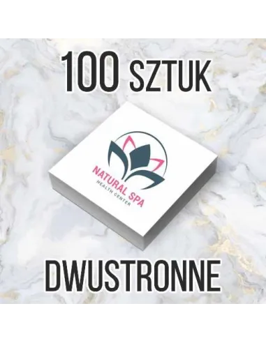 Wizytówki z Nadrukiem 100 szt 2 Strony 48h Szybki Express