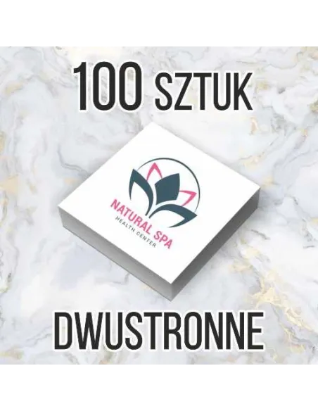 Wizytówki z Nadrukiem 100 szt 2 Strony 48h Szybki Express