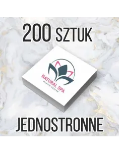 Wizytówki 200 szt Kwadratowe 48h Szybki Druk Express