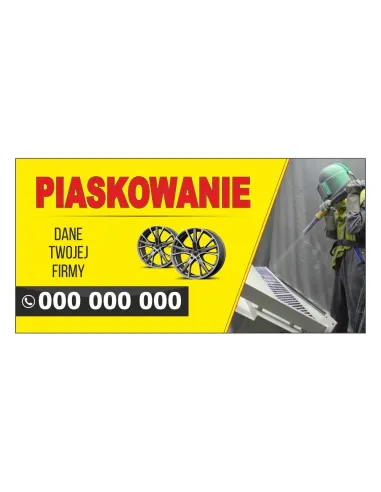 Baner Reklamowy Gotowe Wzory Banerów – Piaskowanie