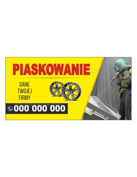 Baner Reklamowy Gotowe Wzory Banerów – Piaskowanie