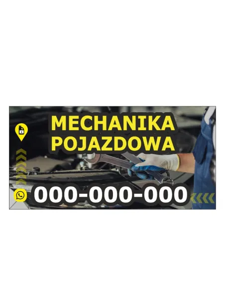 Baner Reklamowy Gotowe Wzory Banerów Mechanika Pojazdowa